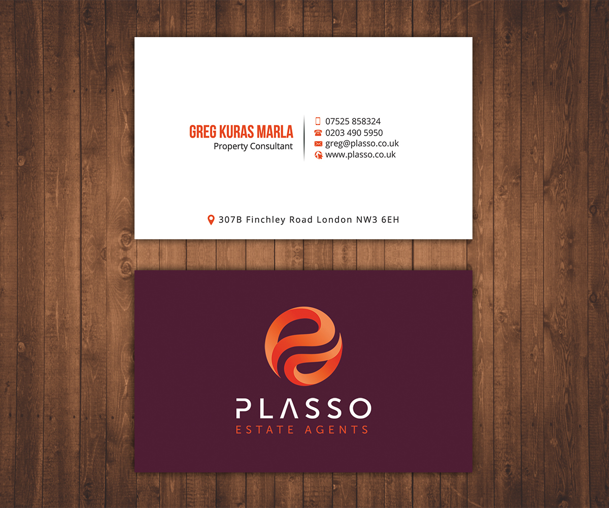 Business Card Design by Stylez Designz for Plasso | Design #12403227