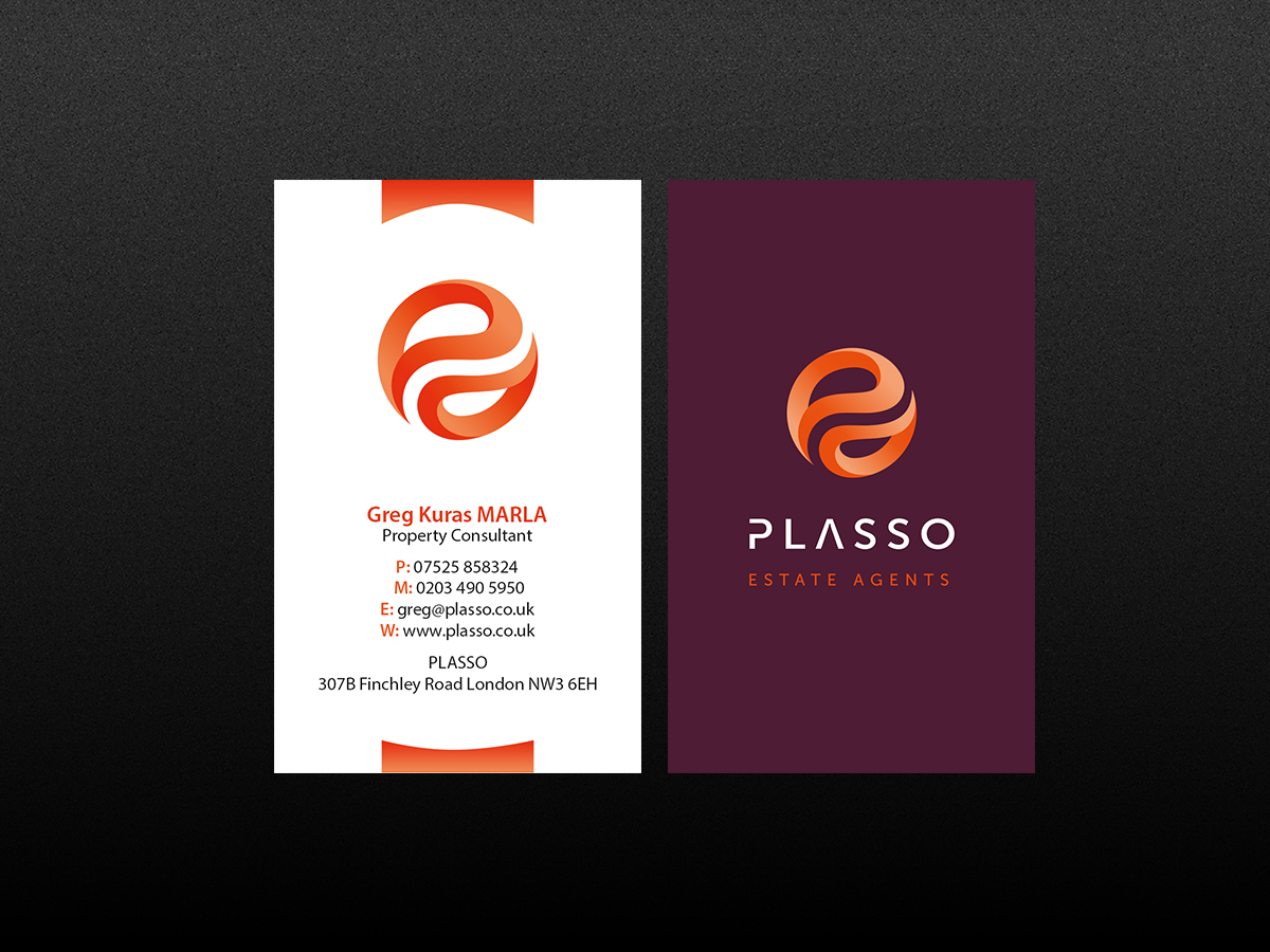 Business Card Design by Creations Box 2015 for Plasso | Design #12354857
