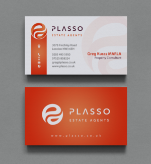 Business Card Design by chandrayaan.creative for Plasso | Design: #12348049