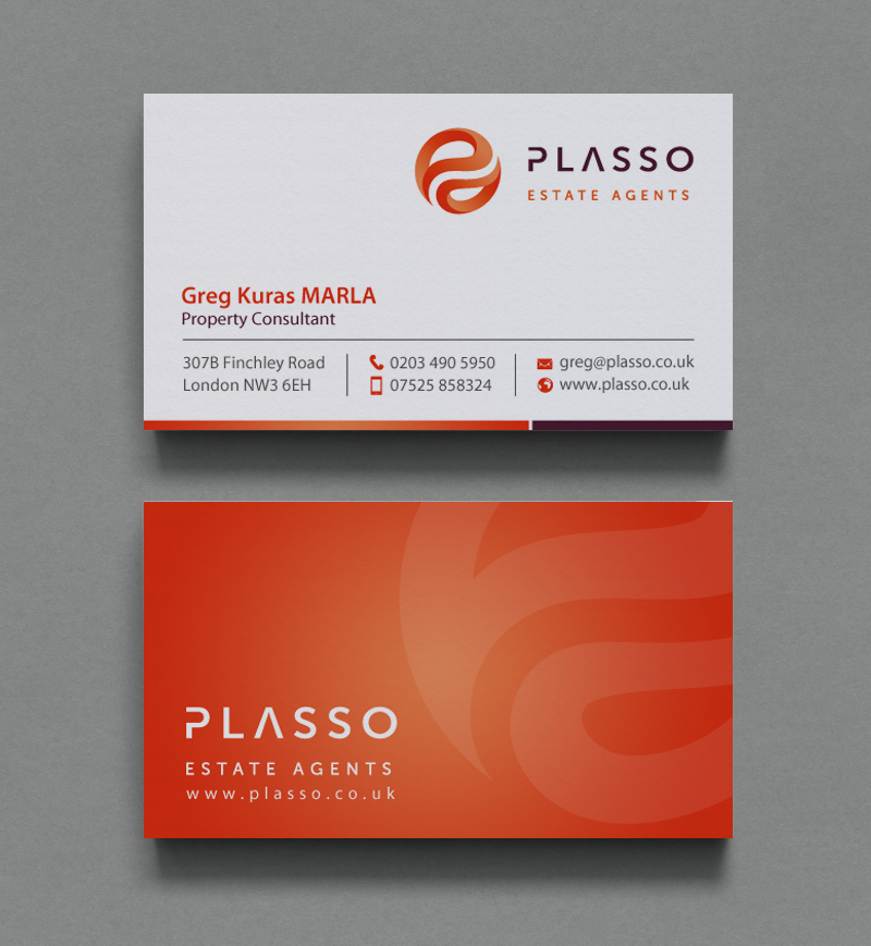 Business Card Design by chandrayaan.creative for Plasso | Design #12348051