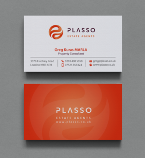Business Card Design by chandrayaan.creative for Plasso | Design: #12348052