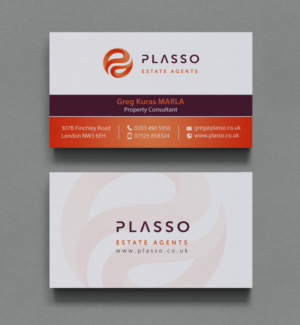 Business Card Design by chandrayaan.creative for Plasso | Design: #12348053