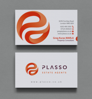 Business Card Design by chandrayaan.creative for Plasso | Design: #12348056