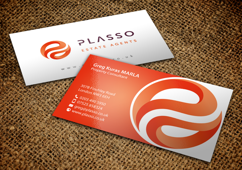 Business Card Design by chandrayaan.creative for Plasso | Design #12348057