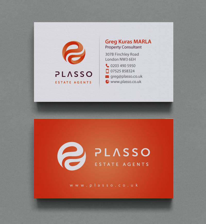 Business Card Design by chandrayaan.creative for Plasso | Design #12348058