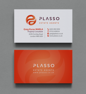 Business Card Design by chandrayaan.creative for Plasso | Design: #12348059