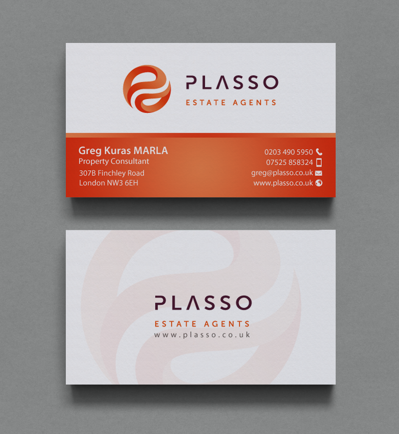 Business Card Design by chandrayaan.creative for Plasso | Design #12348060