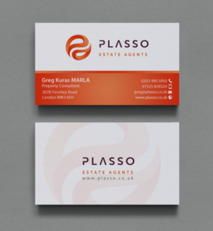 Business Card Design by chandrayaan.creative for Plasso | Design: #12348060