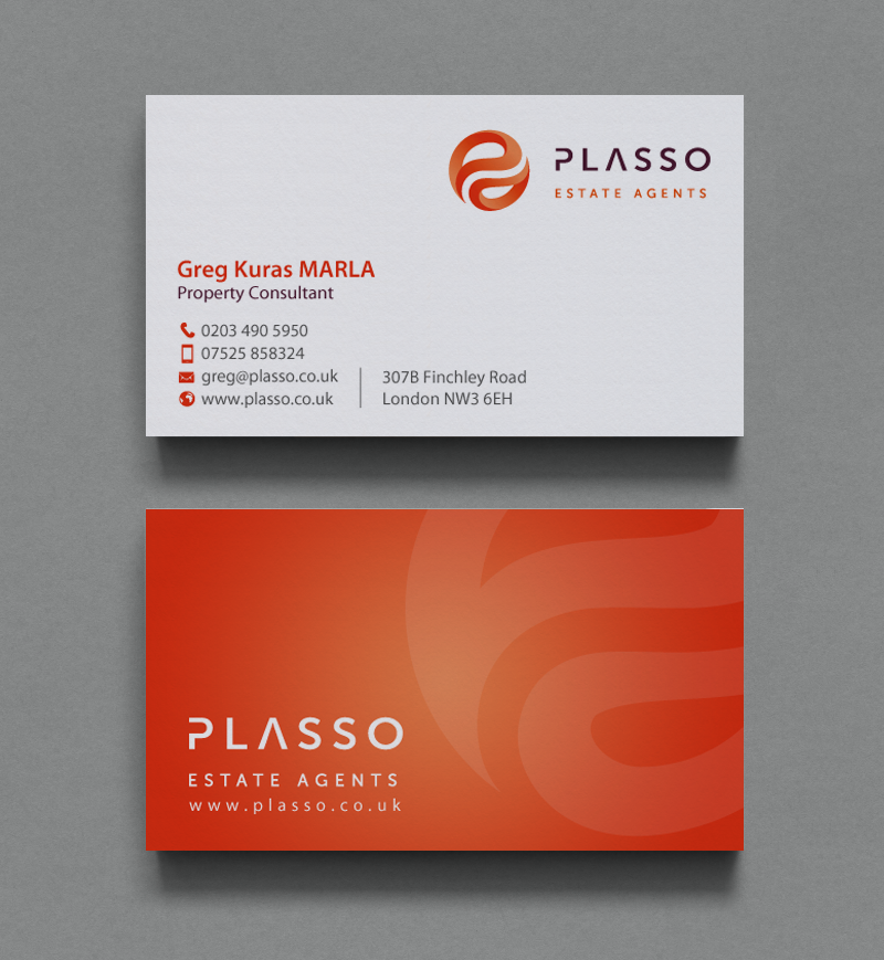Business Card Design by chandrayaan.creative for Plasso | Design #12348063