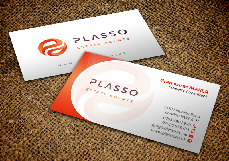 Business Card Design by chandrayaan.creative for Plasso | Design #12348067