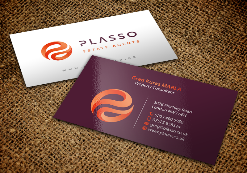 Business Card Design by chandrayaan.creative for Plasso | Design #12353446
