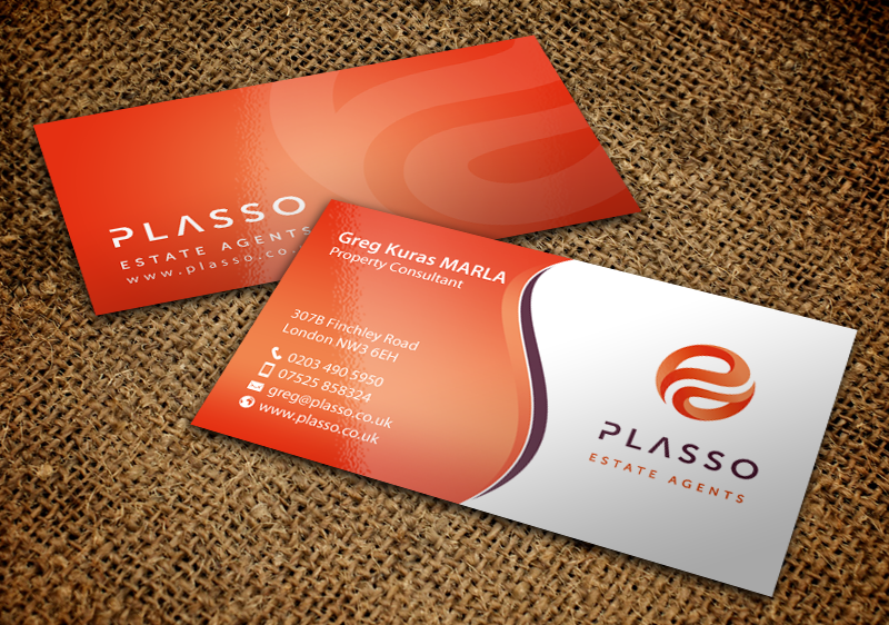 Business Card Design by chandrayaan.creative for Plasso | Design #12353449