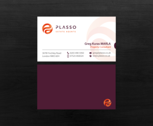 Business Card Design by chandrayaan.creative for Plasso | Design: #12364638