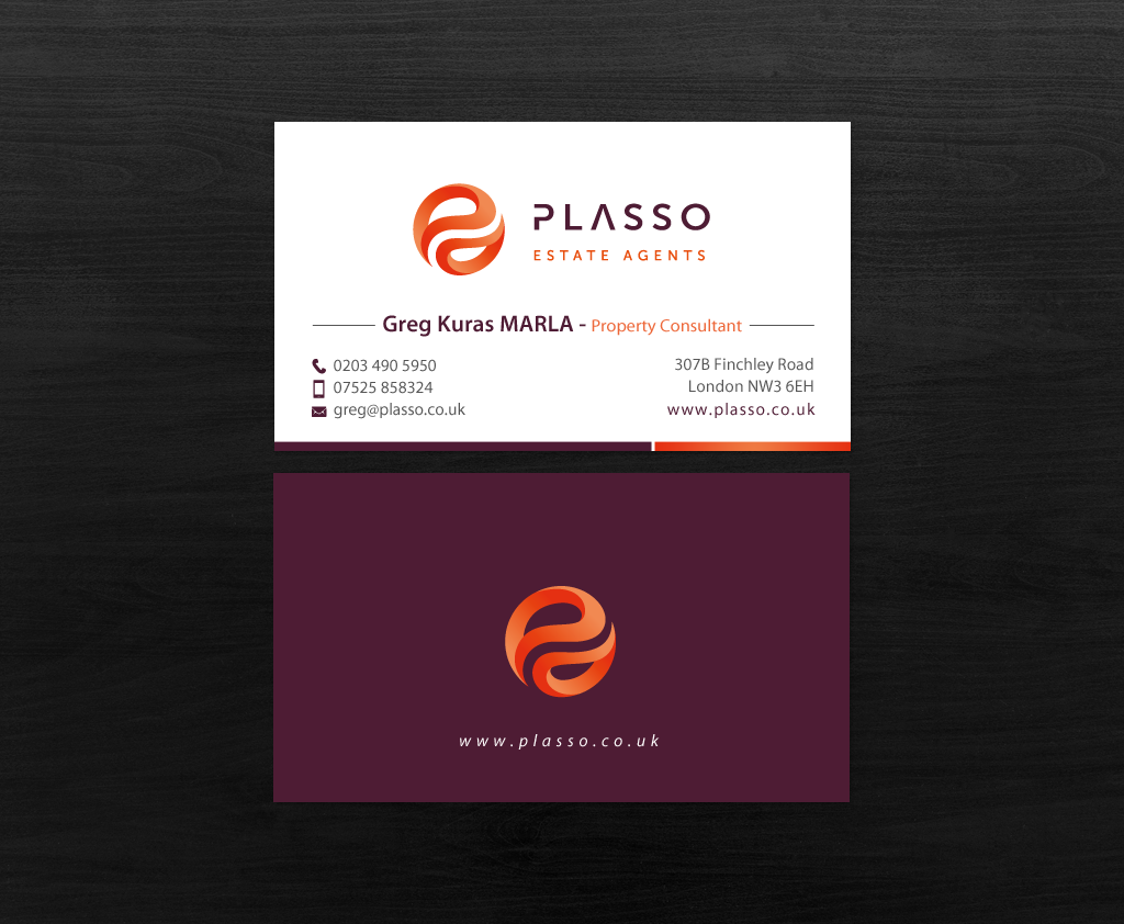 Design de Carte de Visite par chandrayaan.creative pour Plasso | Design #12364644