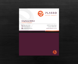 Business Card Design by chandrayaan.creative for Plasso | Design: #12364645