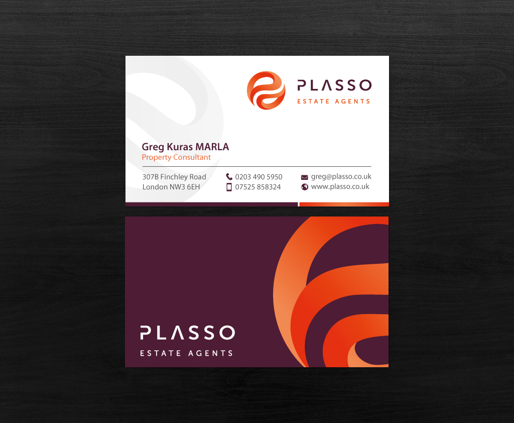 Business Card Design by chandrayaan.creative for Plasso | Design #12364649