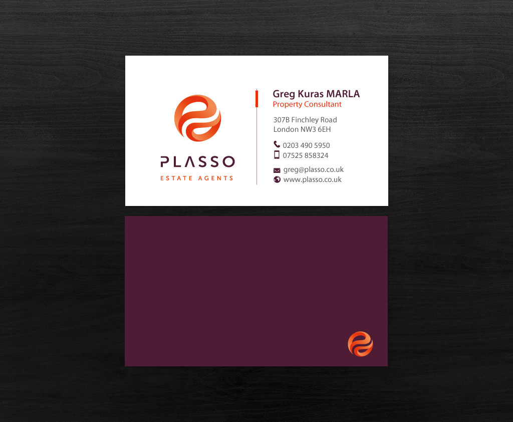 Business Card Design by chandrayaan.creative for Plasso | Design #12364651