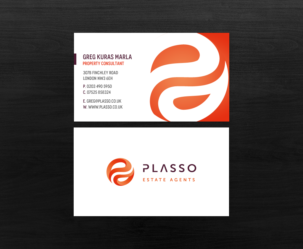 Business Card Design by chandrayaan.creative for Plasso | Design #12364654