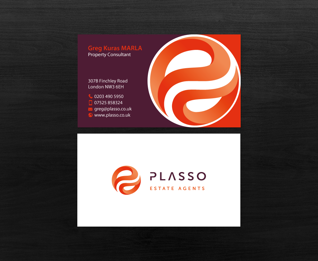 Business Card Design by chandrayaan.creative for Plasso | Design #12364660