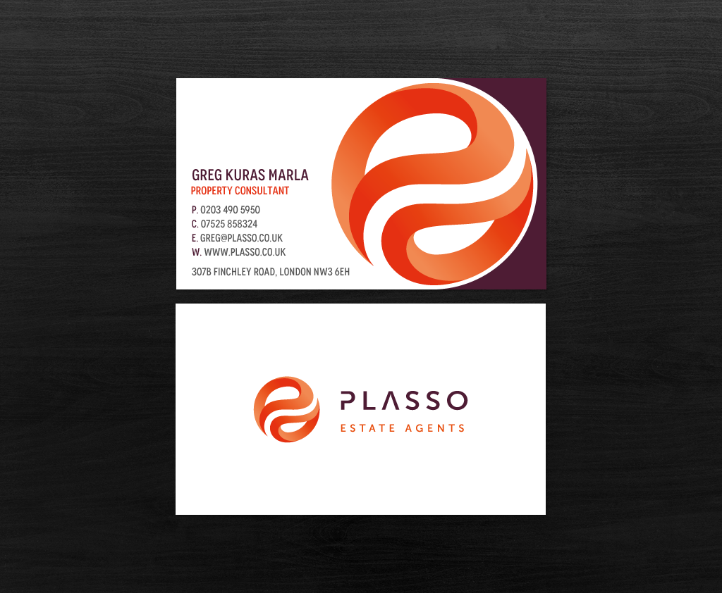 Business Card Design by chandrayaan.creative for Plasso | Design #12364661