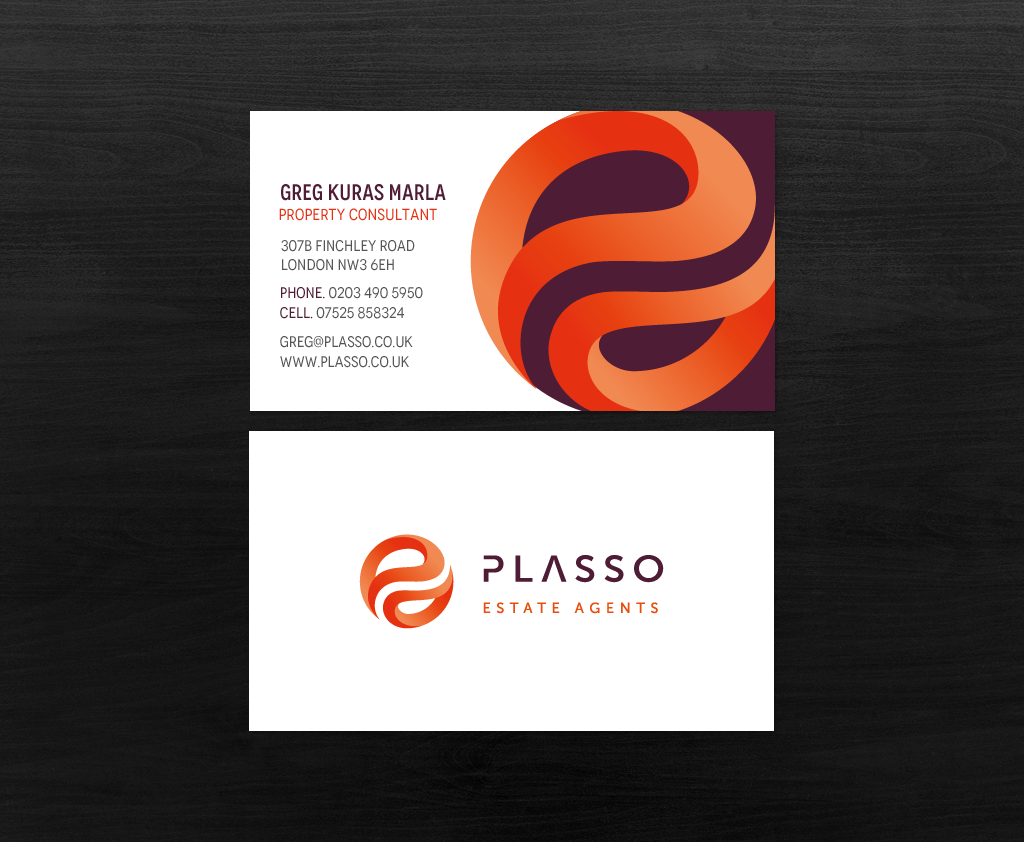 Business Card Design by chandrayaan.creative for Plasso | Design #12364662