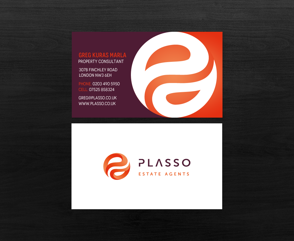 Business Card Design by chandrayaan.creative for Plasso | Design #12364664