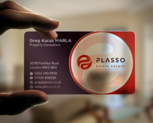 Business Card Design by chandrayaan.creative for Plasso | Design: #12364671