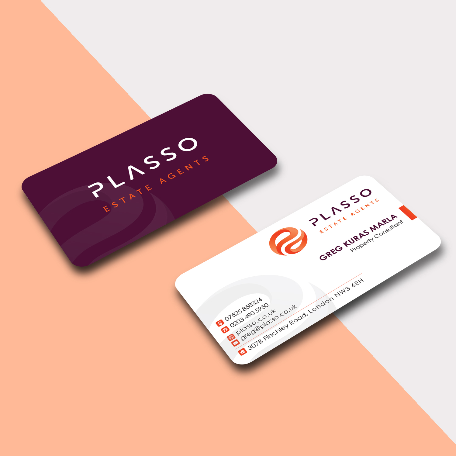 Diseño de Tarjeta de Presentación por Creative Jiniya para Plasso | Diseño #12344851