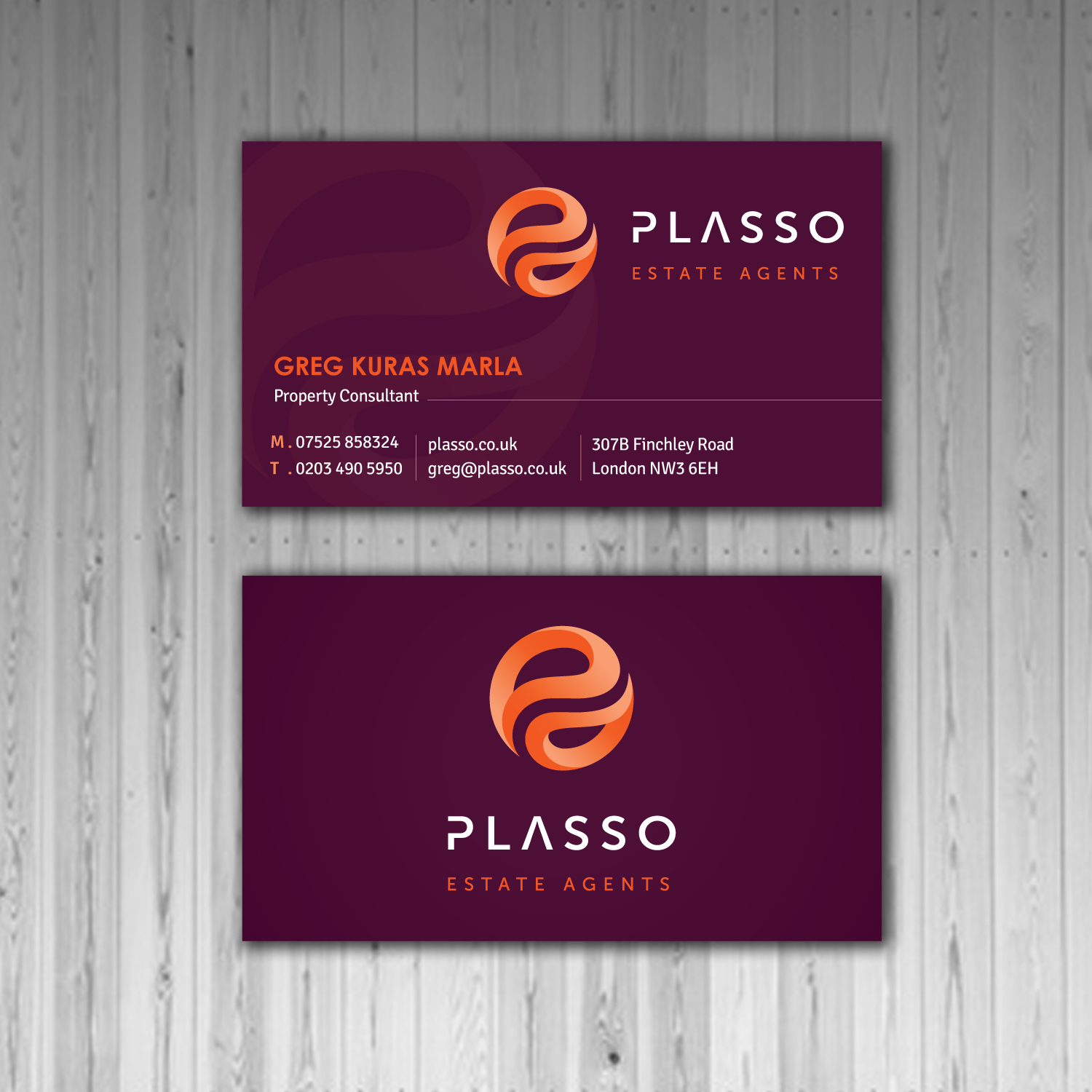 Business Card Design by Creative Jiniya for Plasso | Design #12353807