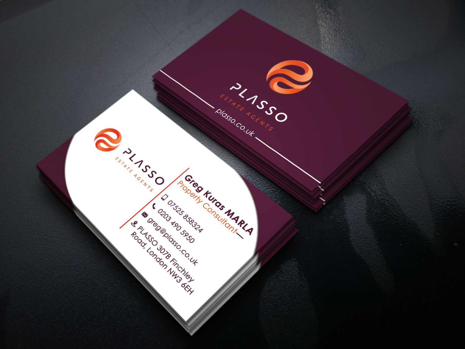 Business Card Design by sazzadbr for Plasso | Design: #12368800