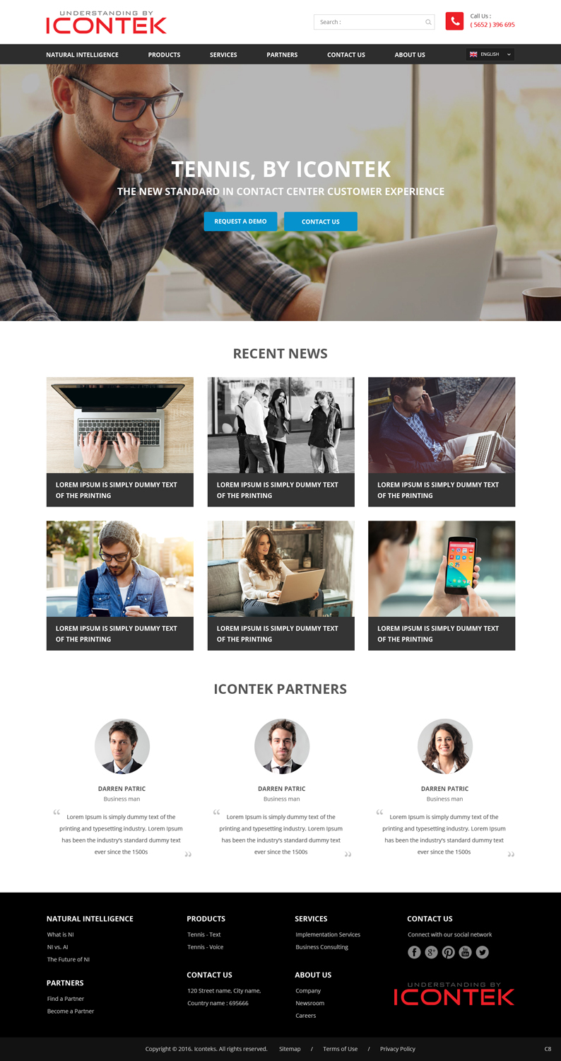 Diseño Wordpress por pb para Icontek | Diseño #12374510