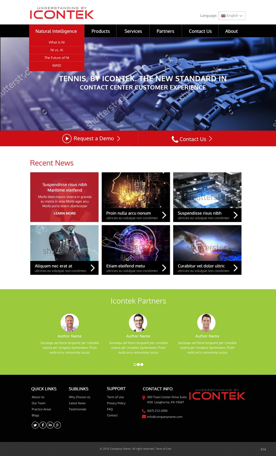 Design Wordpress par pb pour Icontek | Design #12374511
