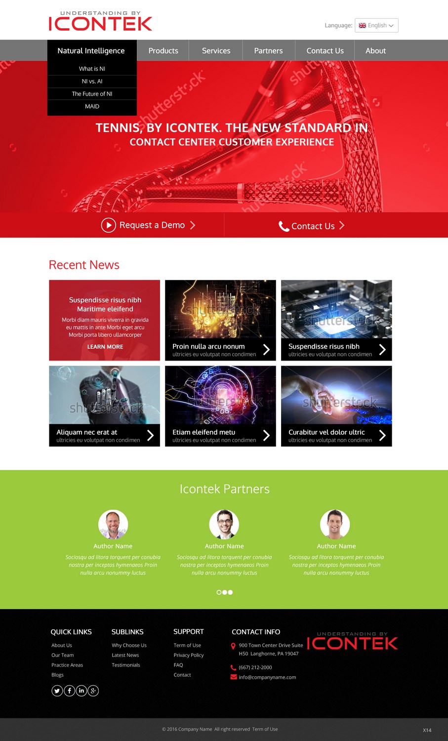 Design Wordpress par pb pour Icontek | Design #12374512