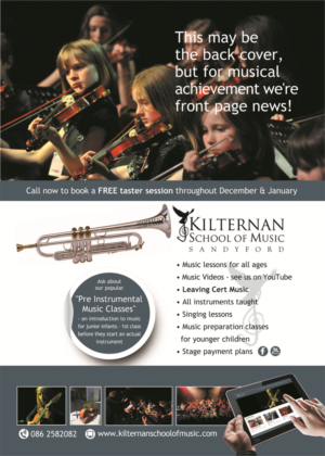A4 Back cover of local magazine to advertise my music school | Flyer Design by the artworks