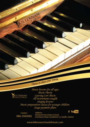 Flyer Design by Marina for KIlternan School of Music | Design: #12391310
