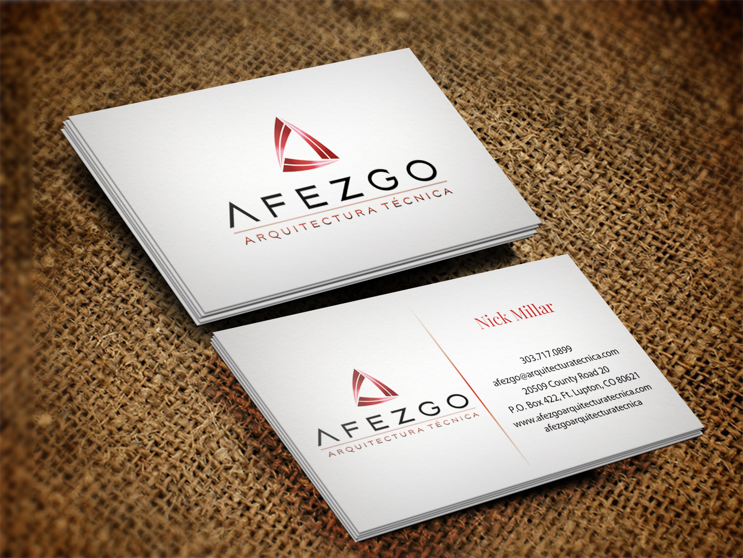 Business Card Design by Pixi Dust for AFEZGO | Design #12366175