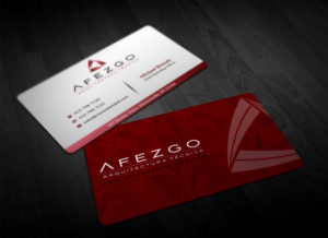 Business Card Design by Pointless Pixels India for AFEZGO | Design: #12358295