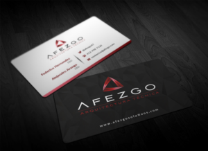 Business Card Design by Pointless Pixels India for AFEZGO | Design: #12369160