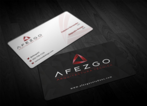 Business Card Design by Pointless Pixels India for AFEZGO | Design: #12369177