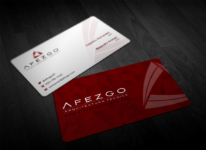 Business Card Design by Pointless Pixels India for AFEZGO | Design: #12369180