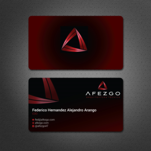 Business Card Design by Dezero for AFEZGO | Design: #12368726