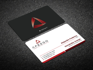 Business Card Design by Verified artistry (Design garden) for AFEZGO | Design: #12439878
