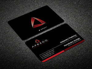 Business Card Design by Verified artistry (Design garden) for AFEZGO | Design: #12439880