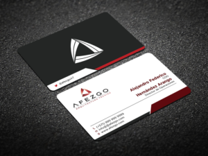 Business Card Design by Verified artistry (Design garden) for AFEZGO | Design: #12439895