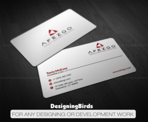 Business Card Design by Designing Birds for AFEZGO | Design: #12364830