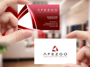 Business Card Design by Creations Box 2015 for AFEZGO | Design: #12366728