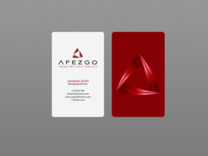 Business Card Design by Creations Box 2015 for AFEZGO | Design: #12366729