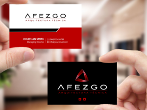 Business Card Design by Creations Box 2015 for AFEZGO | Design: #12366767