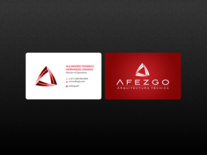 Business Card Design by Creations Box 2015 for AFEZGO | Design: #12436988