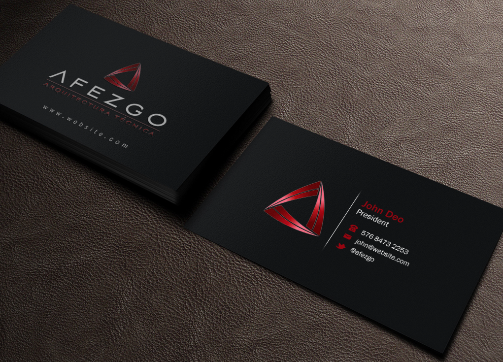 Business Card Design by Brand aid for AFEZGO | Design #12364440